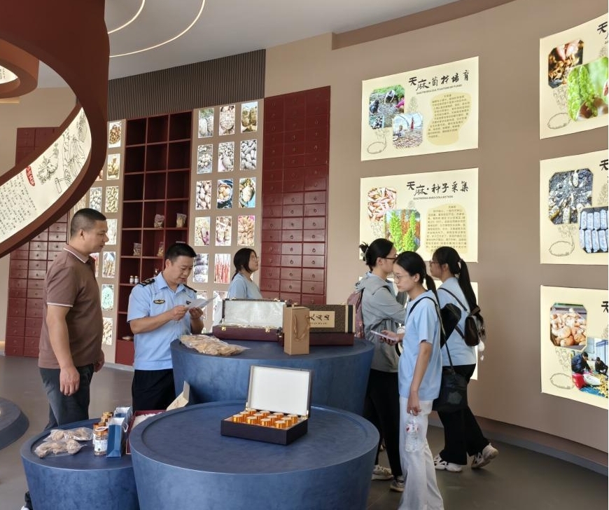 夷陵区市场监管局联动高校服务天麻产业发展