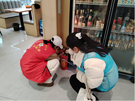 锦湖社区：筑牢安全屏障 欢度祥和新春