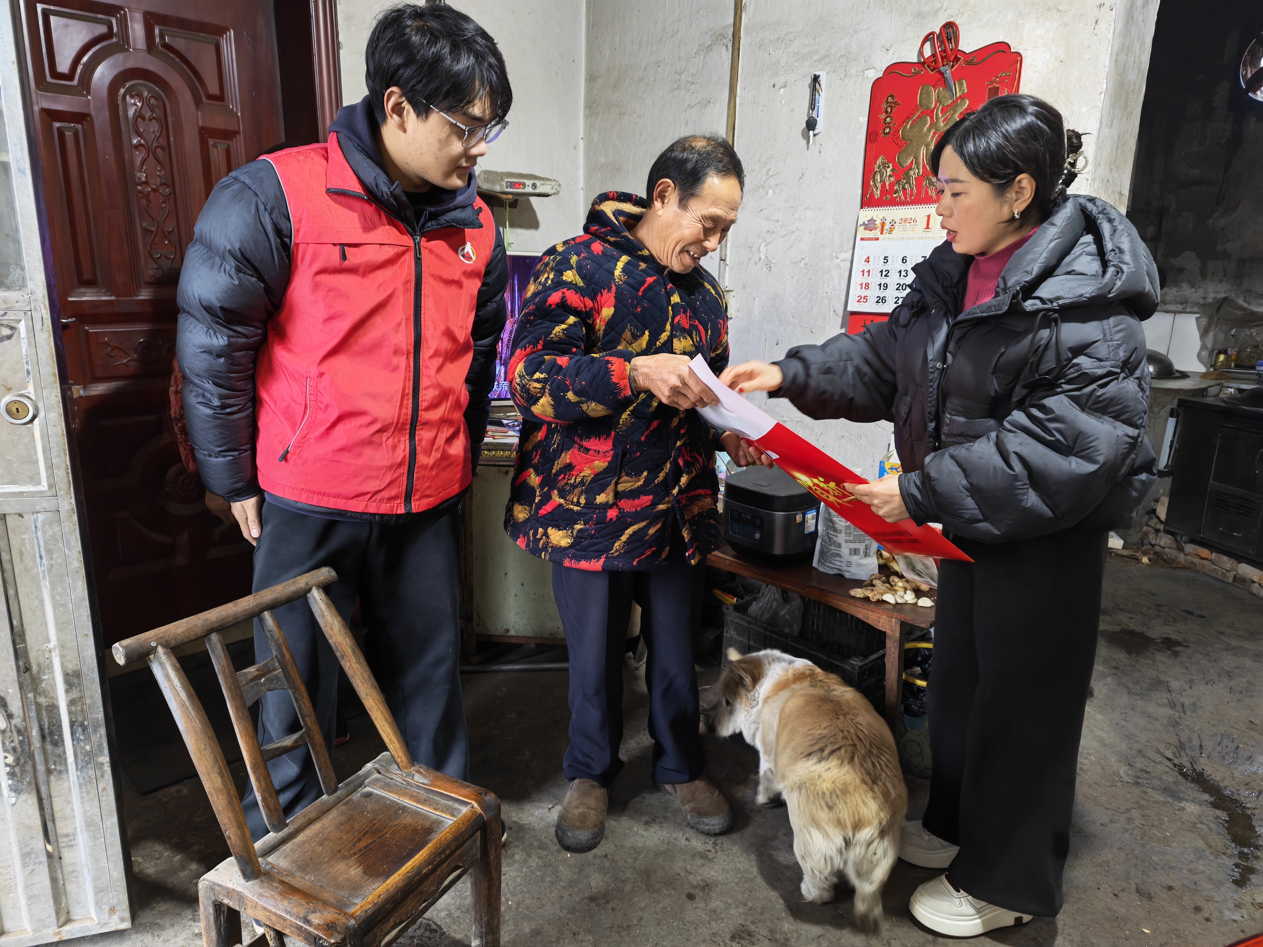 茶园观社区：志愿服务暖新春