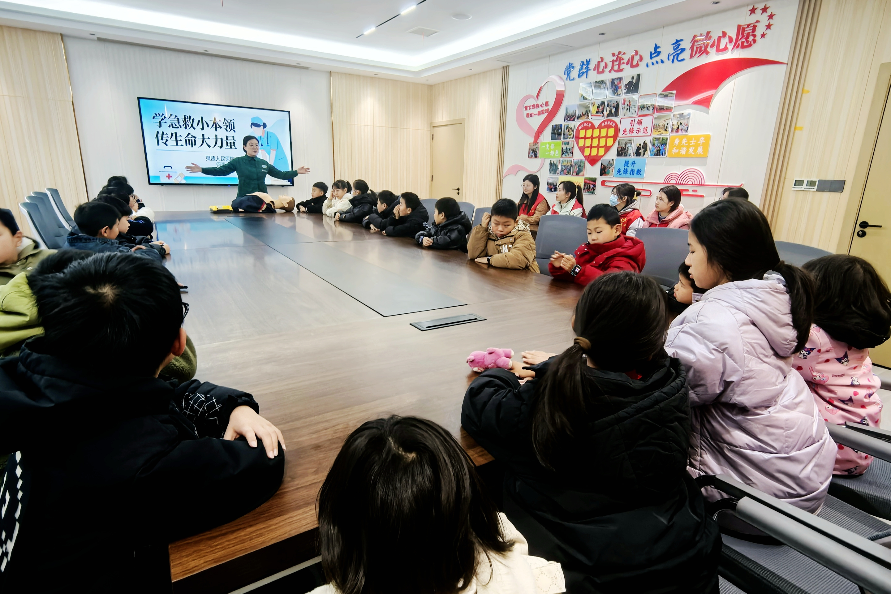 社区急救培训暖心开展