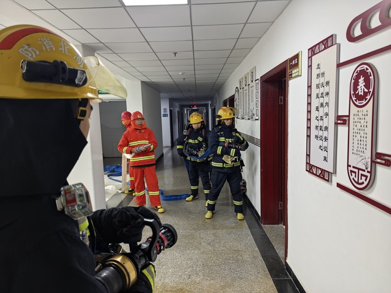 夷陵区消防救援局组织开展养老机构专项熟悉演练工作