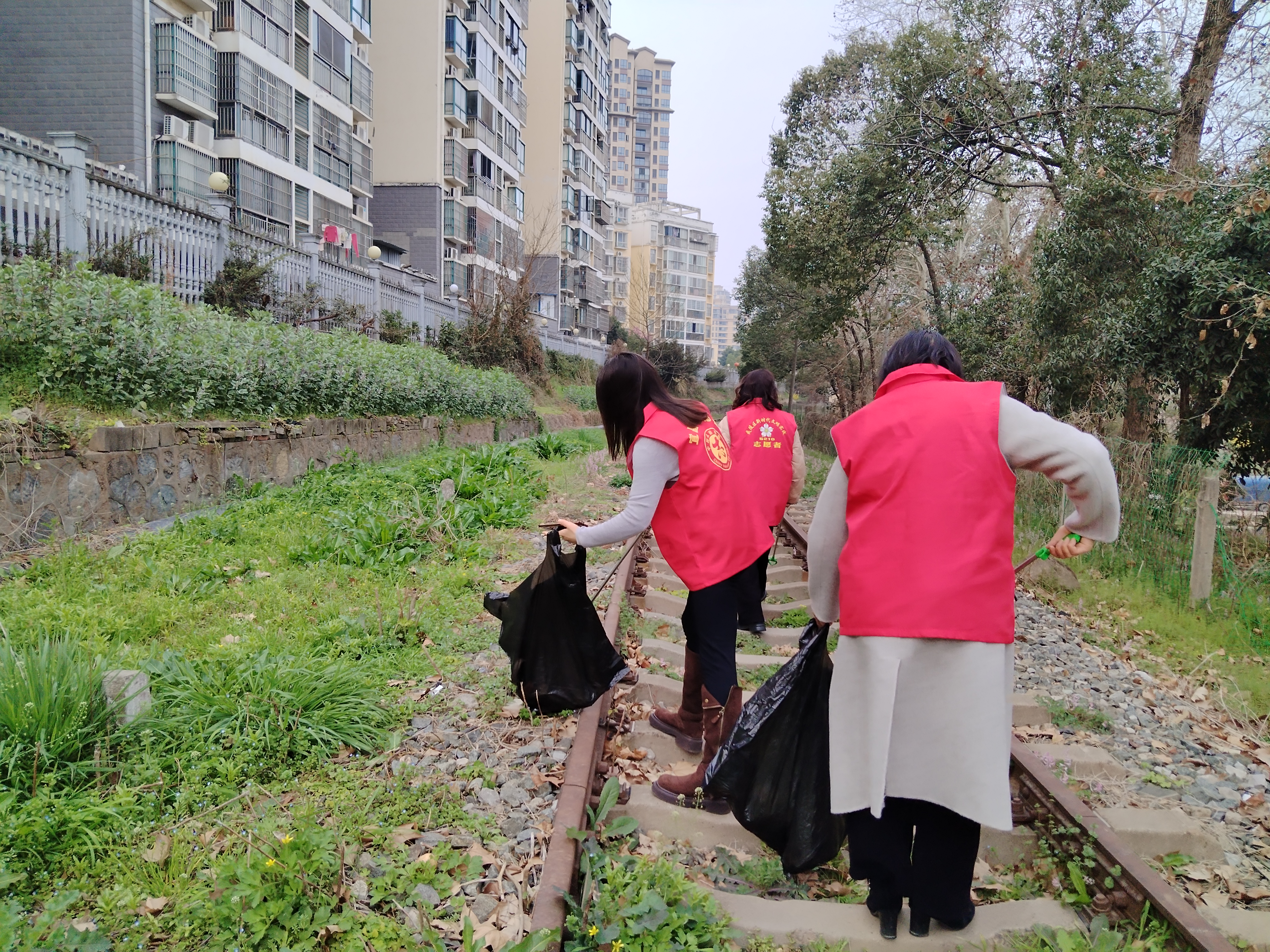 冯家湾社区：清洁迎新春 家园焕新颜