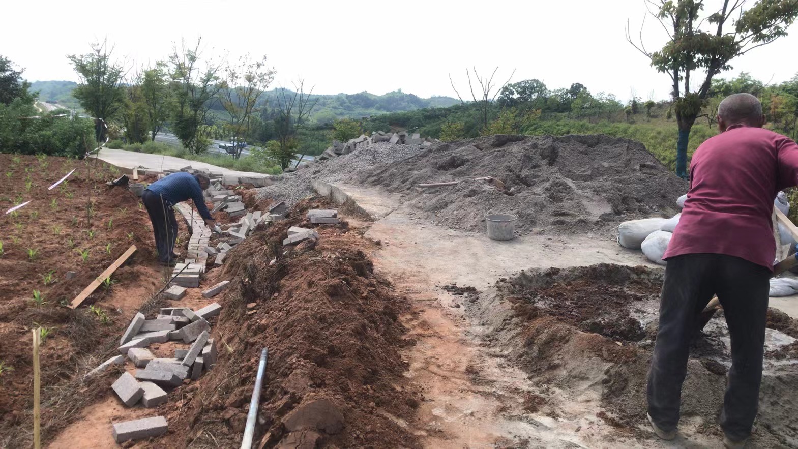 跑马岗村：道路隐患得消除 共建共治共享护平安