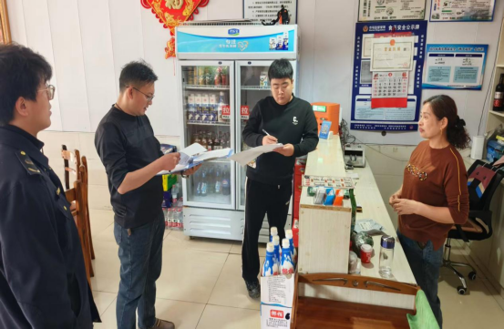 蔡家河村：多部门联合安全检查  筑牢安全防线