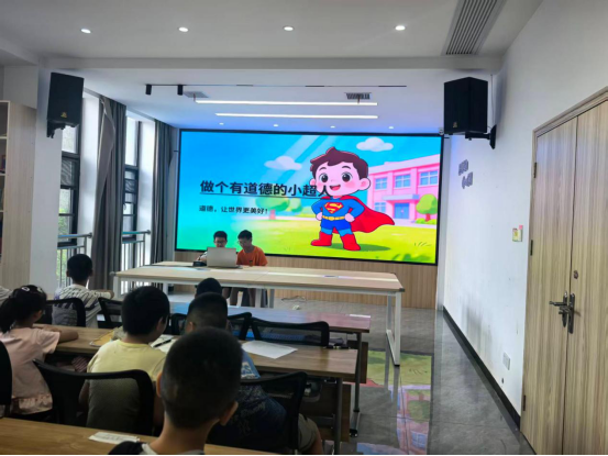长江市场社区：“童”讲道德 向善而行