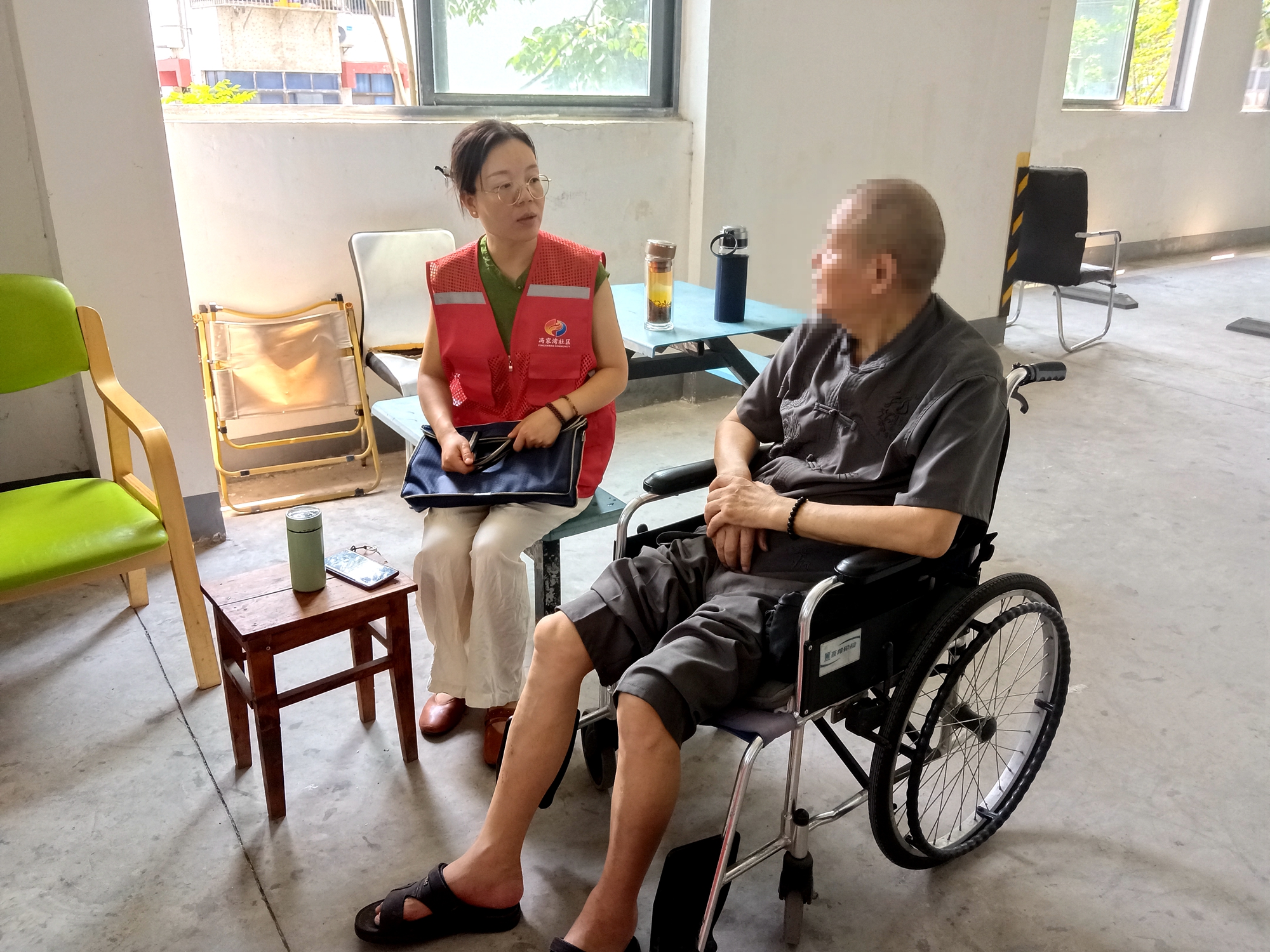 冯家湾社区：关爱特殊群体  走访传递温情