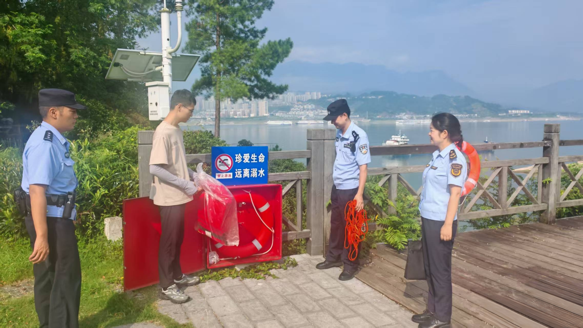 精细排查水域隐患  筑牢安全防线末梢