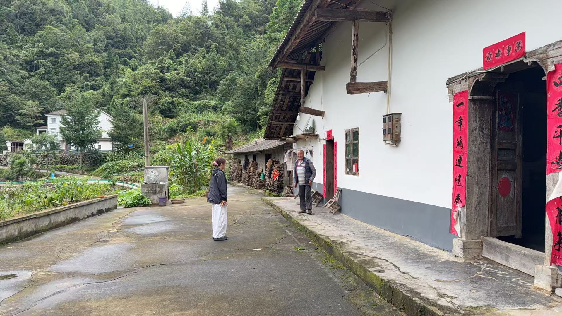 樟村坪镇桃坪河村：入户走访听民声 防汛排查守平安