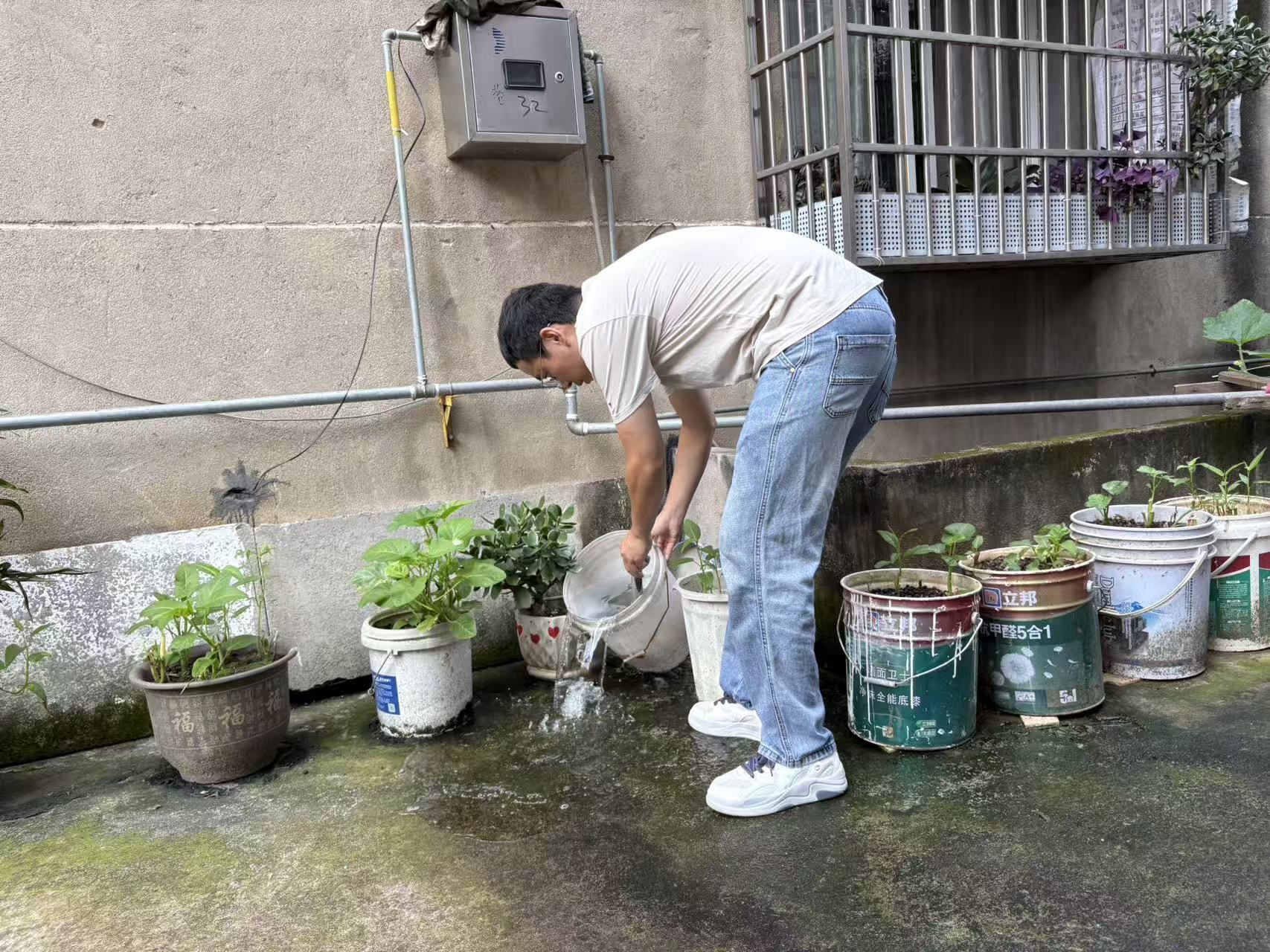 永兴社区：清理积水除蚊患 爱卫同行护安康