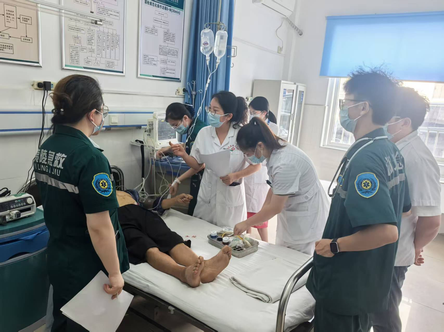 坝库区医疗组团成功救治急性脑梗患者