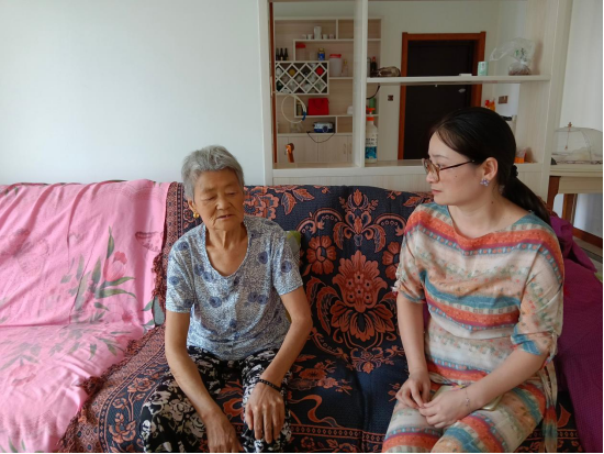 长江市场社区：情暖独居老人 走访关爱暖人心