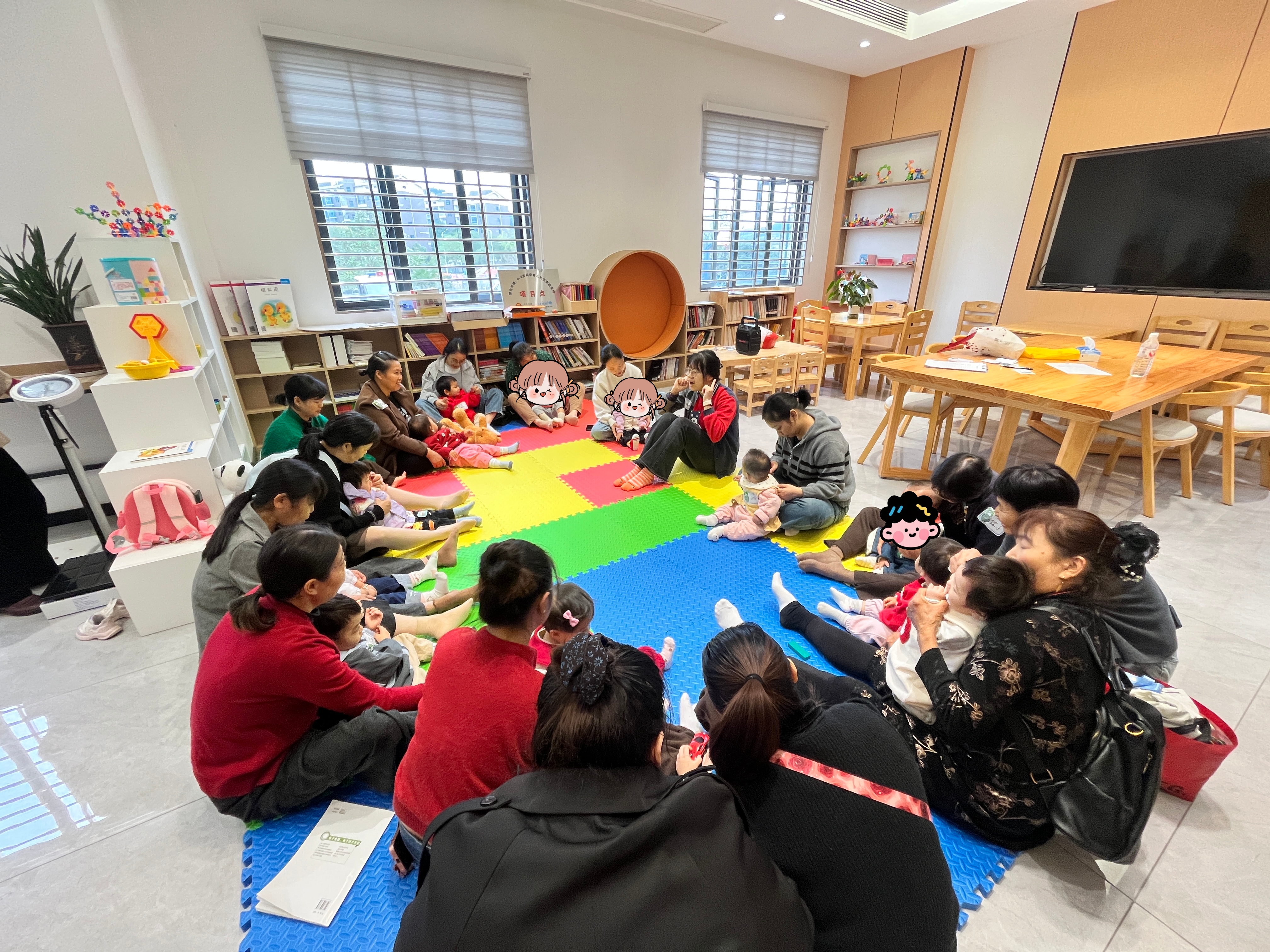 陈埫坪村：常态化公益托育早教开课